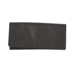 Tobaksplånbok Svart läder 16,5 cm