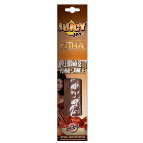 Juicy Jays Thai Incense Apple Brown Betty Roegelsespinde www.jware .dk https://jware.dk/sv/produkt/juicy-jays-thailaendsk-roekelse-apple-brown-betty-roekelsepinnar/ Juicy Jays thailändsk rökelse Apple Brown Betty rökelsepinnar