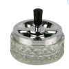 Roterende Askebaeger Krom Gennemsigtigt Glas 12cm www.jware .dk https://jware.dk/sv/produkt/champ-high-v420-askkopp-i-glas/