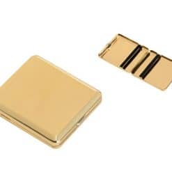 Angelo Cigarette Case Metal Gold 18 Kingsize