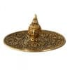 Buddha Head Metal Roegelseholder www.jware .dk https://jware.dk/produkt/black-leaf-yoga-sutra-rose-roegelsespinde/