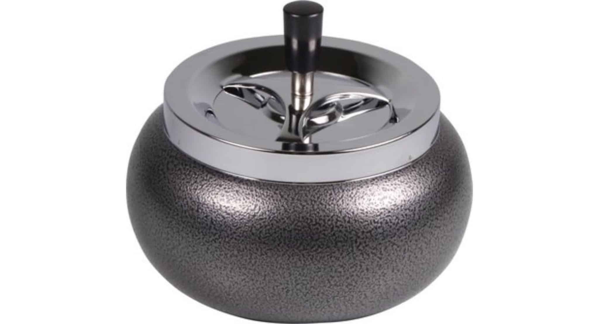Jumbo Roterende Askebaeger Rund krom sten lak www.jware .dk 1 1 scaled https://jware.dk/en/produkt/jumbo-rotating-ashtray-round-chrome-stone-lacquer/ Jumbo Rotating Ashtray Round chrome/stone lacquer