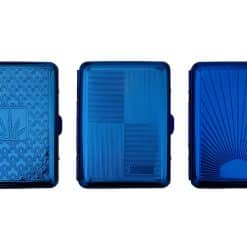 zigarettenetui display 12x little blue mit spange fuer 16 zig255 https://jware.dk/en/produkt/cigarette-case-metal-little-blue-16-kingsize/