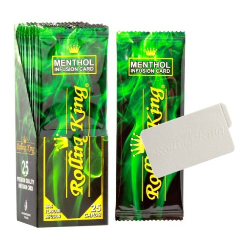 Rolling King Menthol Infusion Card 25 Stk - Billede 2