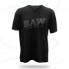 Raw Logo T shirt Black V Neck www.jware .dk https://jware.dk/sv/produkt/raw-hoodie-sand-grey-limited-edition-authentic/
