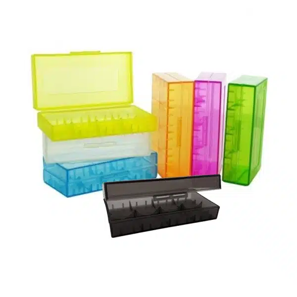 storage box 2 batteries 18650 2 https://jware.dk/produkt/opbevaringsboks-2-batterier-18650-pink/ Opbevaringsboks 2 batterier 18650