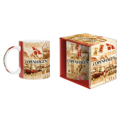 Köpenhamn Mugg Retro Med Låda