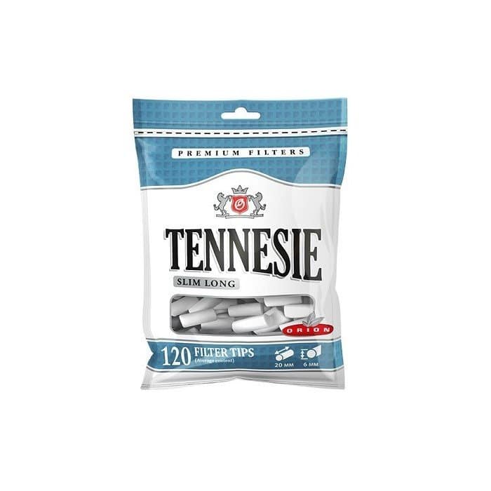 Tennesie Slim Long Filter 6mm 120 Stk www.jware .dk https://jware.dk/produkt/tennesie-slim-long-filter-6mm-120-stk/ Tennesie Slim Long Filter 6mm 120 Stk