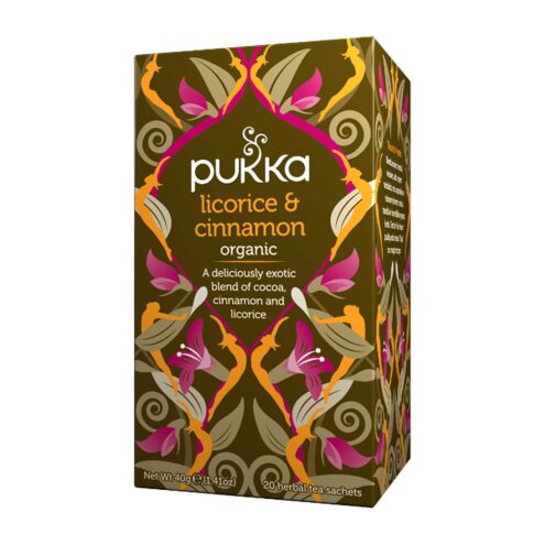 Pukka Licorice Cinnamon 20 Tebreve www.jware .dk https://jware.dk/en/produkt/pukka-licorice-cinnamon-20-teabags/ Pukka Licorice & Cinnamon 20 teabags