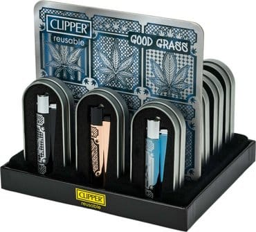 1 13 https://jware.dk/en/produkt/clipper-lighter-metal-good-grass/ Clipper Lighter Metal Good Grass - Image 2