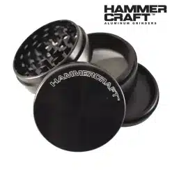 Hammercraft Glas Top Grinder Silver Ø 54mm 4 Dele