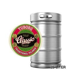Tuborg Classic Fustage 4,6% 25 Liter