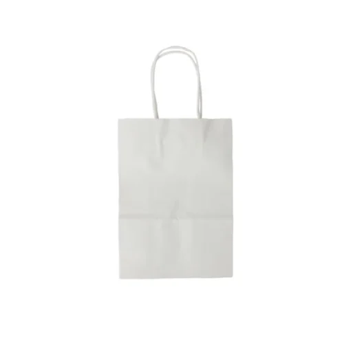 Papir Bærepose Snoede m/Hank 150 x 80 X 210 mm 50 Stk - Billede 2