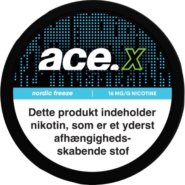 Ace X Nordic Freeze 5 Stk www.jware .dk https://jware.dk/produkt/ace-x-nordic-freeze-5-stk/ Ace X Nordic Freeze 5 Stk