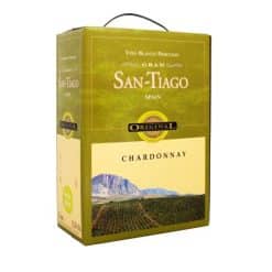 San-Tiago Blanc Chardonnay Vitt vin 12,5% 3 liter