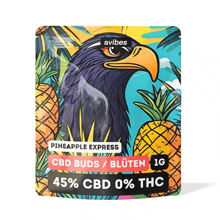 CBD Blomster 45 CBD 0 THC Pineapple Express 1g www.jware .dk https://jware.dk/en/produkt/cbd-flowers-45-cbd-0-thc-pineapple-express-1g/ CBD Flowers | 45% CBD 0% THC | Pineapple Express 1g