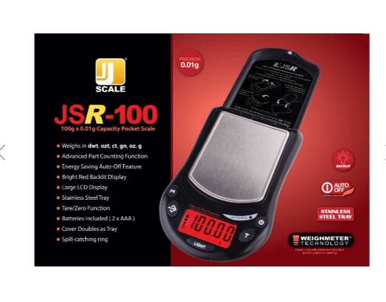 thumbnail image 2 of Jennings JSR-200 Digital Pocket Scale – 200g Capacity, 0.01g Precision, For Jewellery, Carats & More 2 of 13