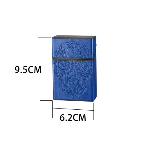 Champ Embossed Skull Cigarette Case 20 Kingsize - Image 3
