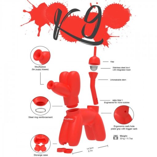 PieceMaker K9 Silikone Bong - Billede 2