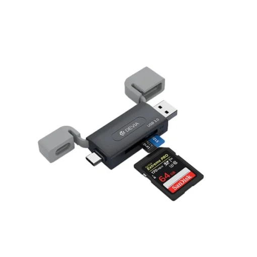 card reader sdtf 2 in 1 type c 30 5gbps smart series by devia https://jware.dk/sv/produkt/devia-kortlaesare-sd-tf-2-i-1-typ-c-3-0-5-gbps/ Devia kortläsare (SD/TF) 2 i 1 typ C 3.0 (5 Gbps) - Bild 4