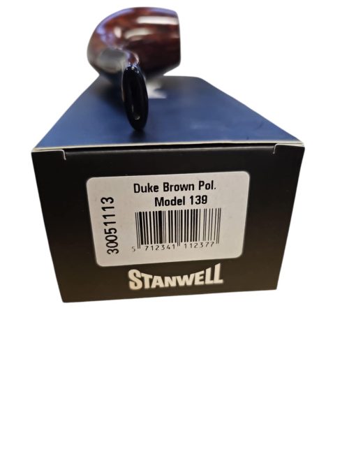Stanwell Duke Brown polerad pipa modell 139 - Bild 2