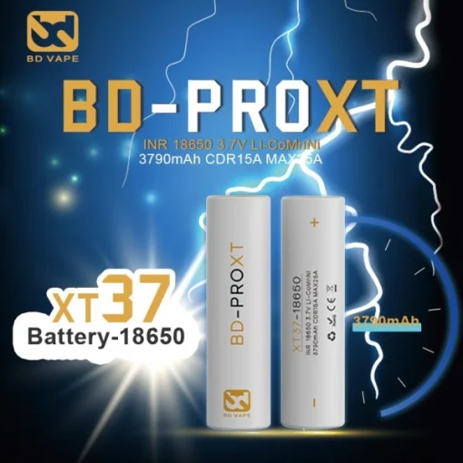BD Vape High-End batteri BD-PRO XT37 18650 3790mAh 25A - Bild 2