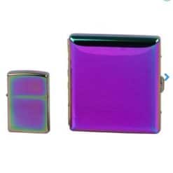 Zippo Gift Set Regnbågständare och fodral