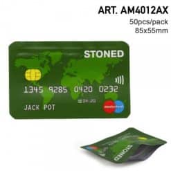 Amsterdam Smell Proof Bags Kreditkort 85 x 55 mm 50 st
