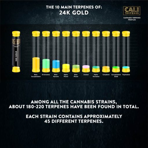 Cali Terpenes – 24K Gold terpenes 1 ml - Billede 2