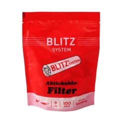 Blitz System Charcoal Filter 9 mm 100 Stk
