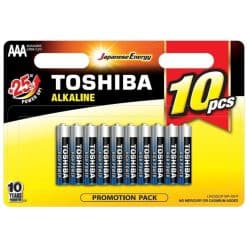 Toshiba High Power AAA Alkaline LR03/1,5V 10 st