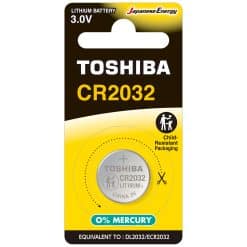 Toshiba litiumbatteri CR2032/3,0V
