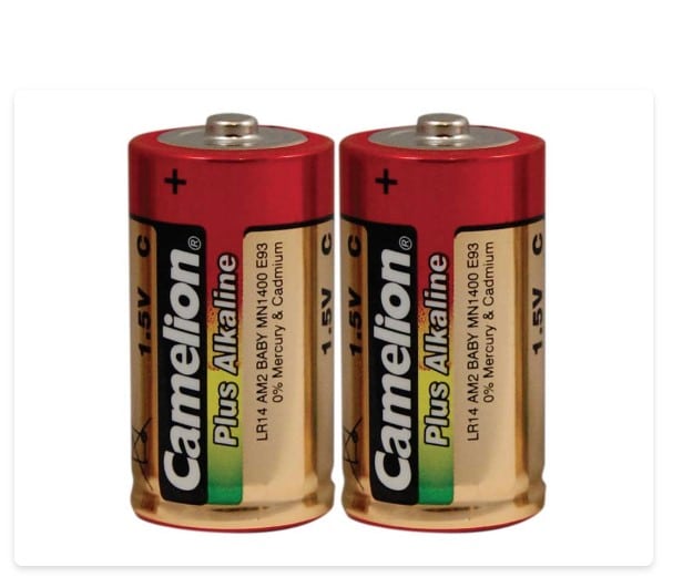 Camelion Plus Akaline C-BATTERY - 2 Per Blister