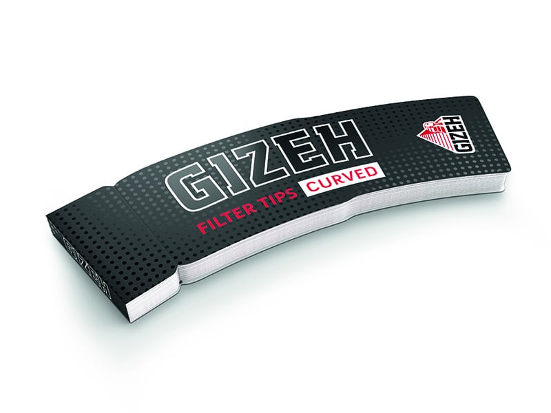 Gizeh Filter Tips Curved