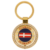 Noeglering Flag Med Diamanter Spinner www.jware .dk https://jware.dk/en/produkt/keychain-tourist-bus-guard-flag/