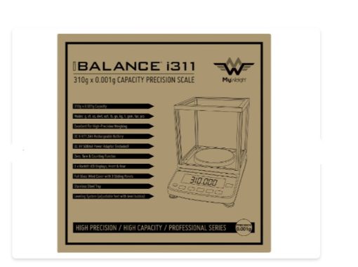My Weigh iBAL 311 - 310g x 0.001g - Billede 2