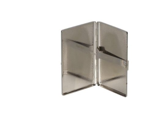 Jean-Claude Fodral Metall Förkromad Borstad 100 mm 9 Kingsize - Bild 3