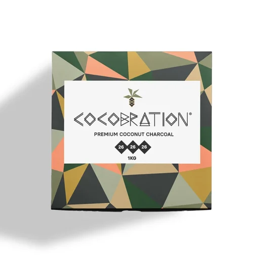 Cocobration Premium Shisha Coal 26x26x26mm 1 kg - Image 2
