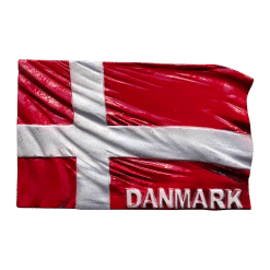 Danmark Flag Magnet www.jware.dk