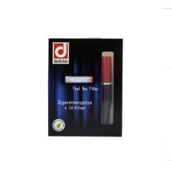 Denicotea Cigaretholder Marinerød + 10 Filter www.jware.dk