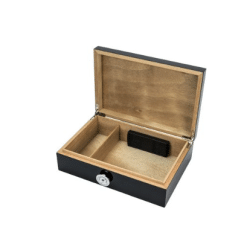 Alternative view of Humidor Världskarta Svart Blank för ca 50 Cigarrer