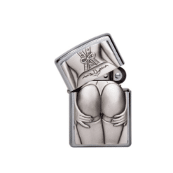 Alternative view of Zippo Krom Borstad Strumpbystflicka Tändare