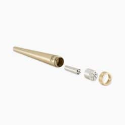 weezy aluminium pfeife mit ctip aktivkohlefilter und jack pod kapsel gold 12er display~3