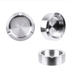 Atomic Table Ashtray Stainless Steel ø 90 mm