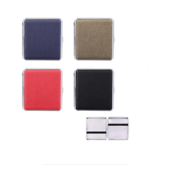 Atomic Cigarette Case Metal Canvas 20 Cigarettes