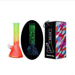 Atomic Neon Orange Glasbong 32 cm