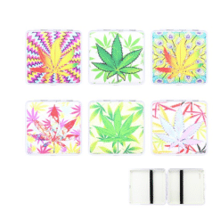 Atomic Cigarette Case Metal Leaf 20 King Size