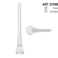 Amsterdam Glass Chillum Lamphållare 14,5 mm L 11 cm