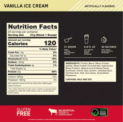 Optimum Nutrition Vanilla Ice Cream https://jware.dk/en/produkt/optimum-nutrition-gold-standard-100-whey-450g/