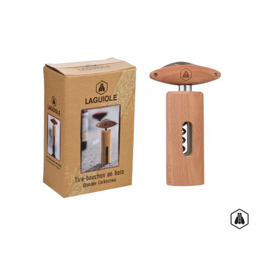 Laguiole Wooden Corkscrew - Image 2